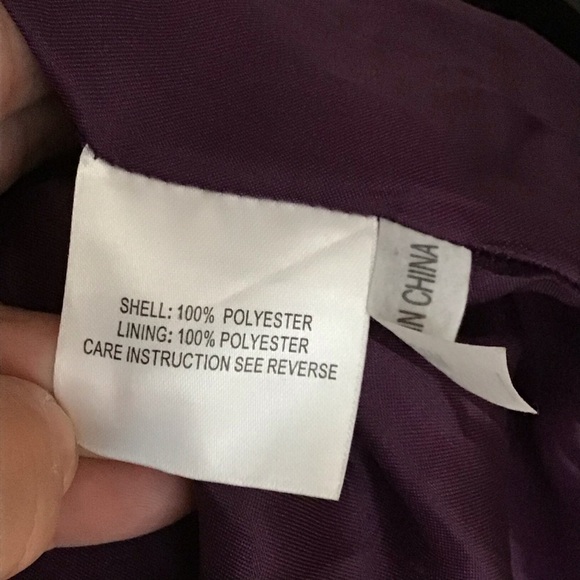 Feriani Couture strapless purple cocktail dress - Picture 9 of 9